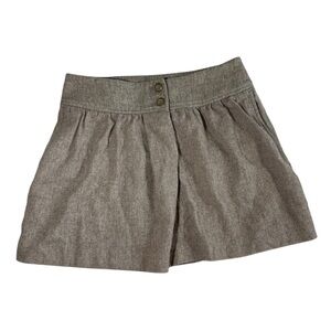 VTG Y2K GAP Tan Wool Mini Skirt